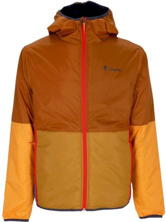 Cotopaxi Omkeerbare Waterafstotende Hoodie Jas - Heren - Zomerjassen - Bruin - S - Polyester - Jassen