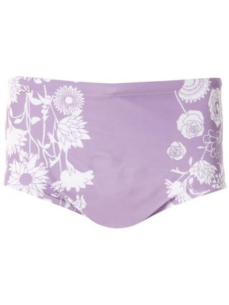 Amir Slama printed trunks - men - Spandex/Elastane/Polyamide - PP - Purple