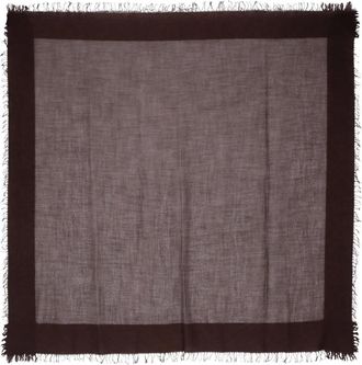 Faliero Sarti Sciarpa con frange - Marrone