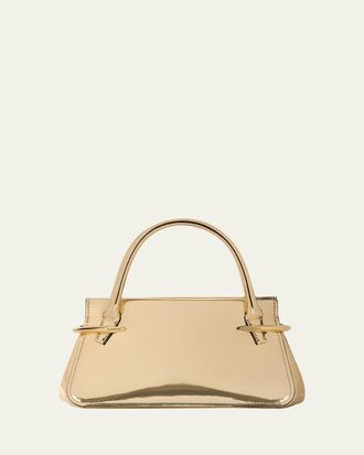 Givenchy Pinch Mini Shoulder Bag in Metallic Leather