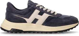 Hogan Navy Blue Logo Sneakers