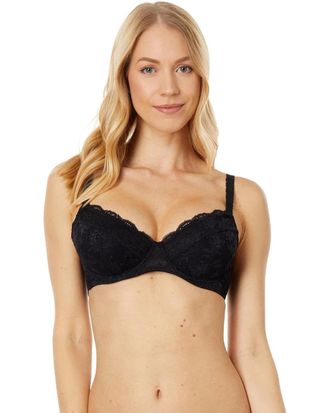 Cosabella Never Say Never Bra Womens Black Stretch Lace Underwired DDR2762