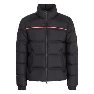 Moncler Down Jackets, male, Blue, Size: M Bouvaque Short Down Jacket