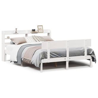 Berkfield Home Bed Frame without Mattress White 160x200 cm Solid Wood Pine