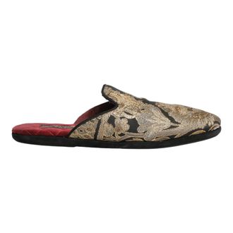 Dolce & Gabbana Slippers, male, Beige, Size: 7 US Flats Sandals