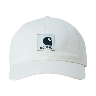 Carhartt Work in Progress Carhartt Wip, Caps, male, White, Size: ONE SIZE Logo Patch Baseball Cap