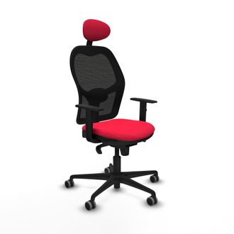 Piqueras y Crespo Silla De Oficina Con Cabecero Piqueras Y Crespo 1d036g1 Rojo