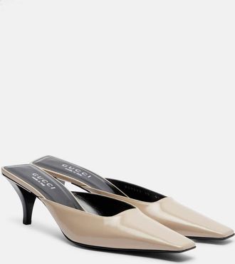 Gucci Leather mules