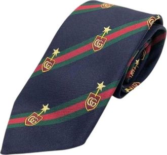 Gucci Pre-owned Cravat - - Pre-owned - Uomo - Blu - ONE SIZE