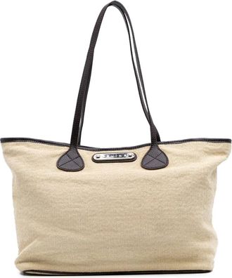 Celine Borsa tote in rafia 2009 - Marrone