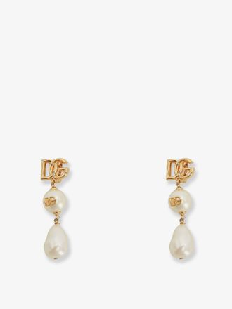 Dolce & Gabbana Orecchini in ottone con logo DG - DOLCE & GABBANA - gender_Woman