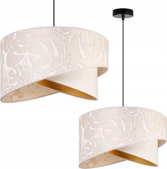 OEM L&aacute;mpara De Techo Colgante, Pantalla Inclinada, Hojas, 45 Cm