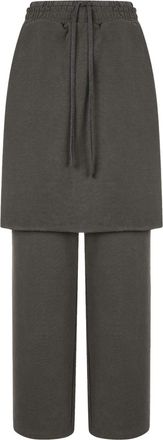 TOMBOY layered skirt trousers - Grey