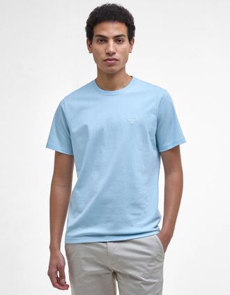 Barbour Womens Barbour Essential Sports T-Shirt - Pale Sky - Blue - Size: 20/18