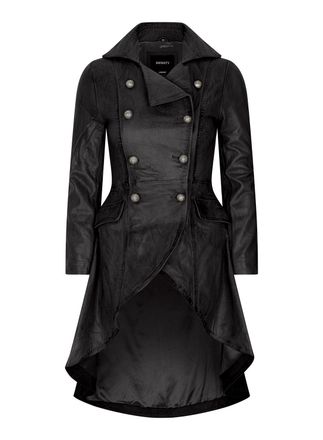 TruClothing Gothic Tail Coat Double Breasted Leather Jacket