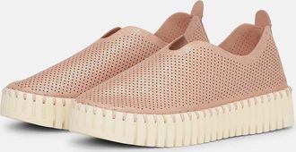 Ilse Jacobsen Womens Platform tulip glitter in adobe pearled rose ivory - Tan