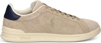Polo Ralph Lauren Heritage Court II suede sneakers - men - Synthetic Rubber/Fabric/Calf Suede/Calf Leather - 6.5 - Neutrals