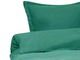 Beliani Set Copripiumino Moderno In Cotone Satinato 220 X 240 Cm Bourdeaux Parkrose