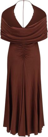 Self Portrait Womens Brown Viscose Casual Dress