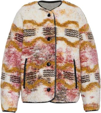 Isabel Marant Light Jackets, female, Multicolor, Size: L Umala Reversible Jacket