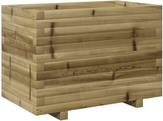 vidaXL Jardinera Madera De Pino Impregnada 70x40x49,5 Cm Vidaxl