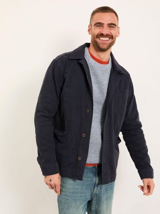 Fat Face FatFace Navy Canvas Worker Jacket