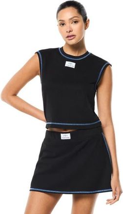 Sergio Tacchini Greta Tank in Black Beauty at Nordstrom, Size Medium
