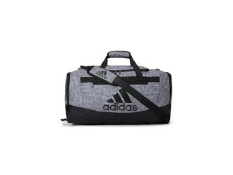 adidas Defender 4 Medium Duffel Bag Handbags Grey/Onix Jersey/Black, Polyester