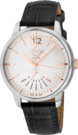 Gevril Group Rovescio Quartz White Dial Mens Watch 56211
