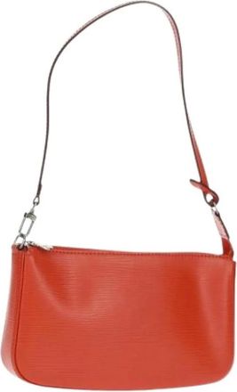 Louis Vuitton Pre-owned Shoulder Bags, female, Red, Size: ONE SIZE Pre-owned Vintage Leather Shoulder Bag