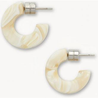 Machete Jewelry Muse Hoops in Ivory at Nordstrom