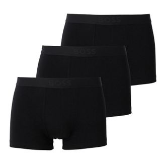 HUGO BOSS Boxershorts met logo voor heren (set van 3) (Zwart)