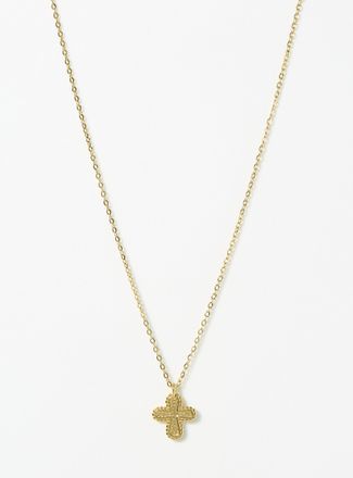 Simons Womens Textured cross chain