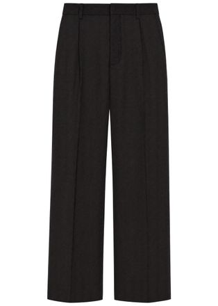 Nn.07 Kay Pleated Linen Trousers - Black - 36 (W36 / XL)