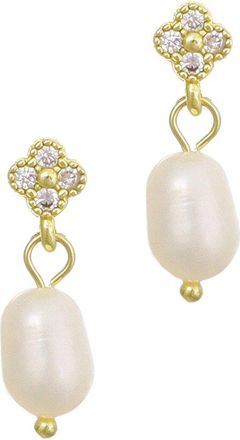 Adornia Adornia Spring2 14K Freshwater Pearl Earrings