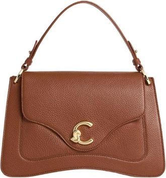 Coccinelle C-Me Handbag - Dames - Handtassen - Bruin - ONE Size - Leer - Tassen