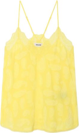 Zadig&Voltaire Christy Paisley-pattern Top