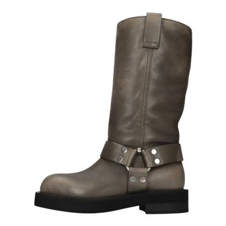 3Juin 3Juin - Demi Laarzen - Dames - Schoenen - Grijs - Maat: 39 EU Leer