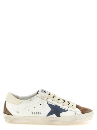 Golden Goose White Logo Super Star Sneakers