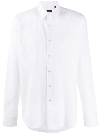Dell'Oglio Camicia con bottoni - Bianco