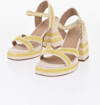 Castaner Raffia Sandals VEGA with 9cm Heel size 36