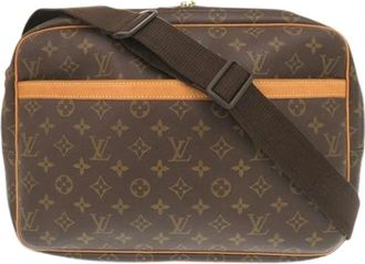 Louis Vuitton Pre-owned Cross Body Bags, female, Brown, Size: ONE SIZE Pre-owned The Reporter GM