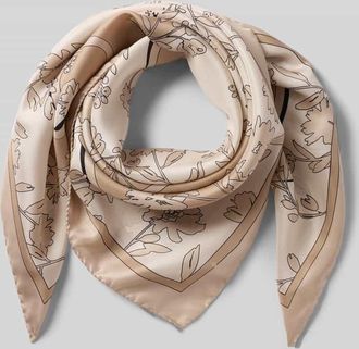 HUGO BOSS Tuch aus reiner Seide Modell LAINY in Offwhite, Gr&ouml;&szlig;e 1