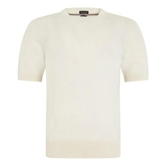 HUGO BOSS Maglia a maniche corte H-Umauro - - Knitwear - Uomo - Bianco - S