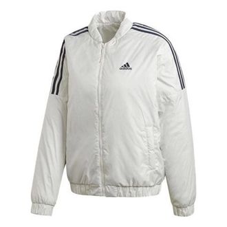 adidas (WMNS) adidas Essentials Thermal Bomber Jacket Asia Sizing Grey GH4582