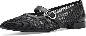 Vaneli Tobie Womens Dress Flat Shoes Black Fishnet/Black Nappa : 9.5 N (AA)