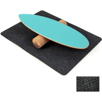 Costway Costway Balance Board, Tabla De Equilibrio De Madera De Abedul Y Corcho, Skateboard Hockey Snowboard Y Surf, Incluye Rodillo Y Cobertura Antideslizant