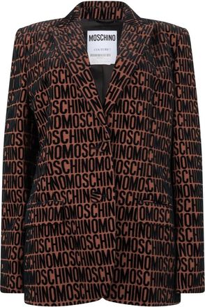 Moschino Elegante Jas - Dames - Blazers - Veelkleurig - M - Katoen - Jassen