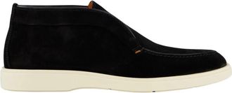Santoni Heren Digits - Heren - Enkellaarsjes - Zwart - 43 1/2 EU - Schoenen