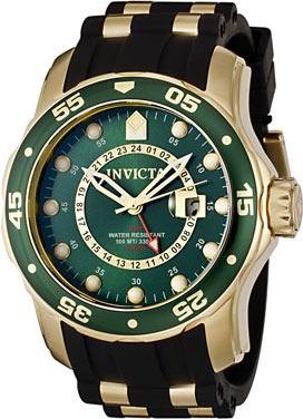 Invicta Mens Pro Diver Watch with Black Polyurethane Bracelet 6994